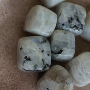 Gaea Crystals - Rainbow Moonstone Tumbles Crystal Healing Stone - CBD Store India