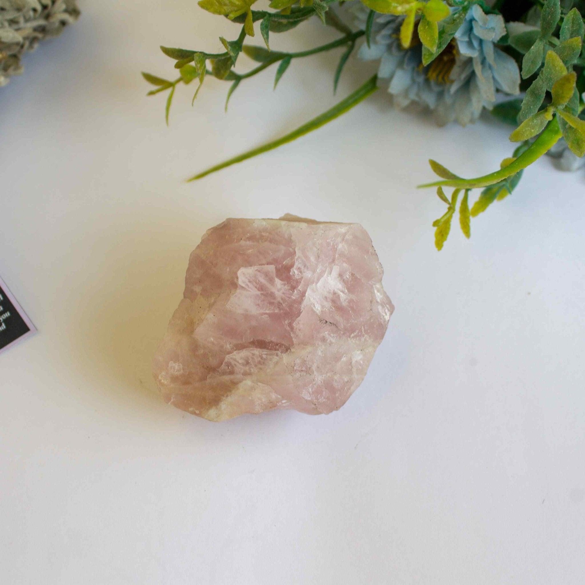 Gaea Crystals - Rose Quartz Raw Stones.