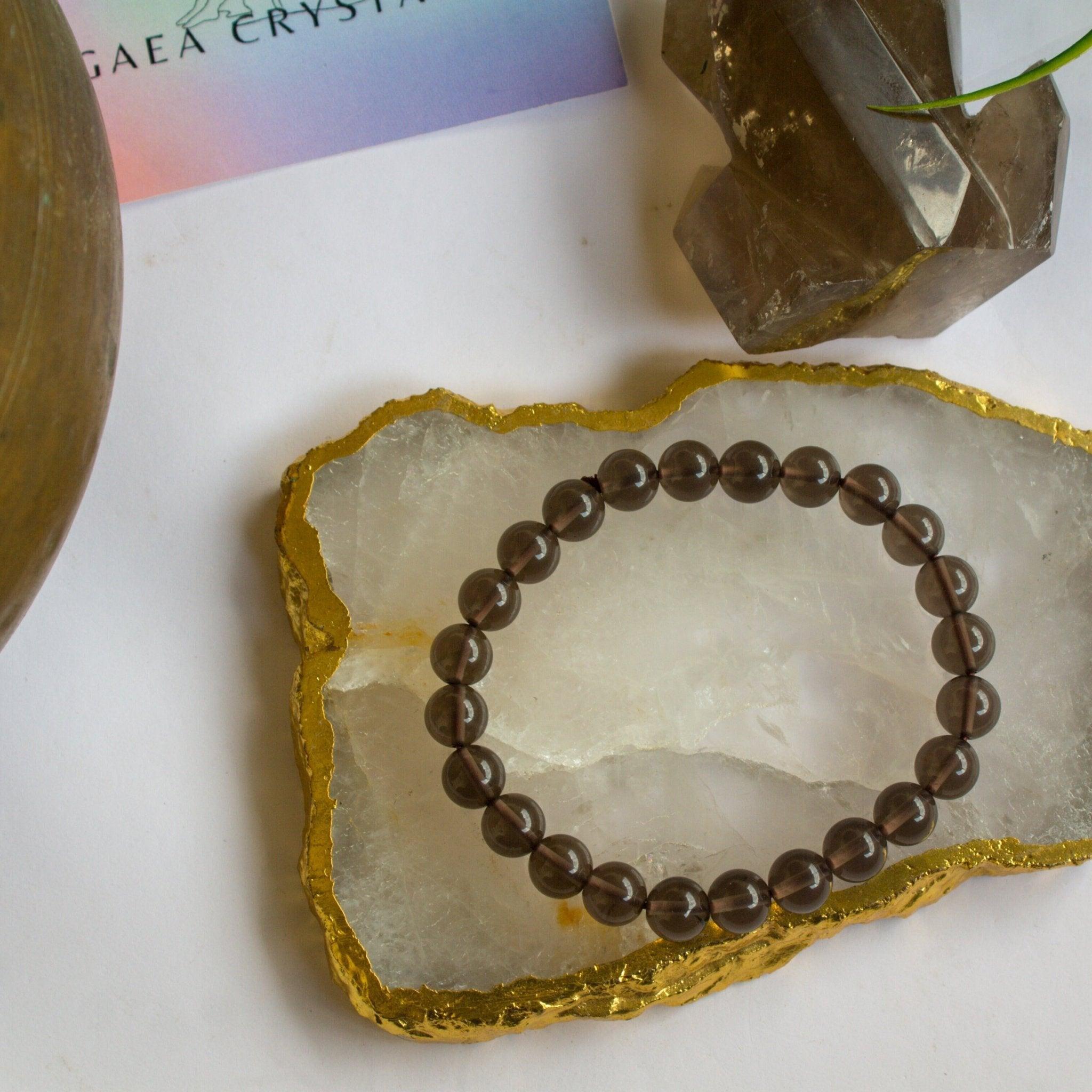 Gaea Crystals - Smokey Quartz Bracelet.