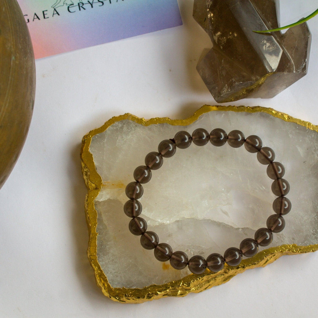 Gaea Crystals - Smokey Quartz BraceletBraceletsGaea Crystals - Smokey Quartz Bracelet | Gemstone Jewelry