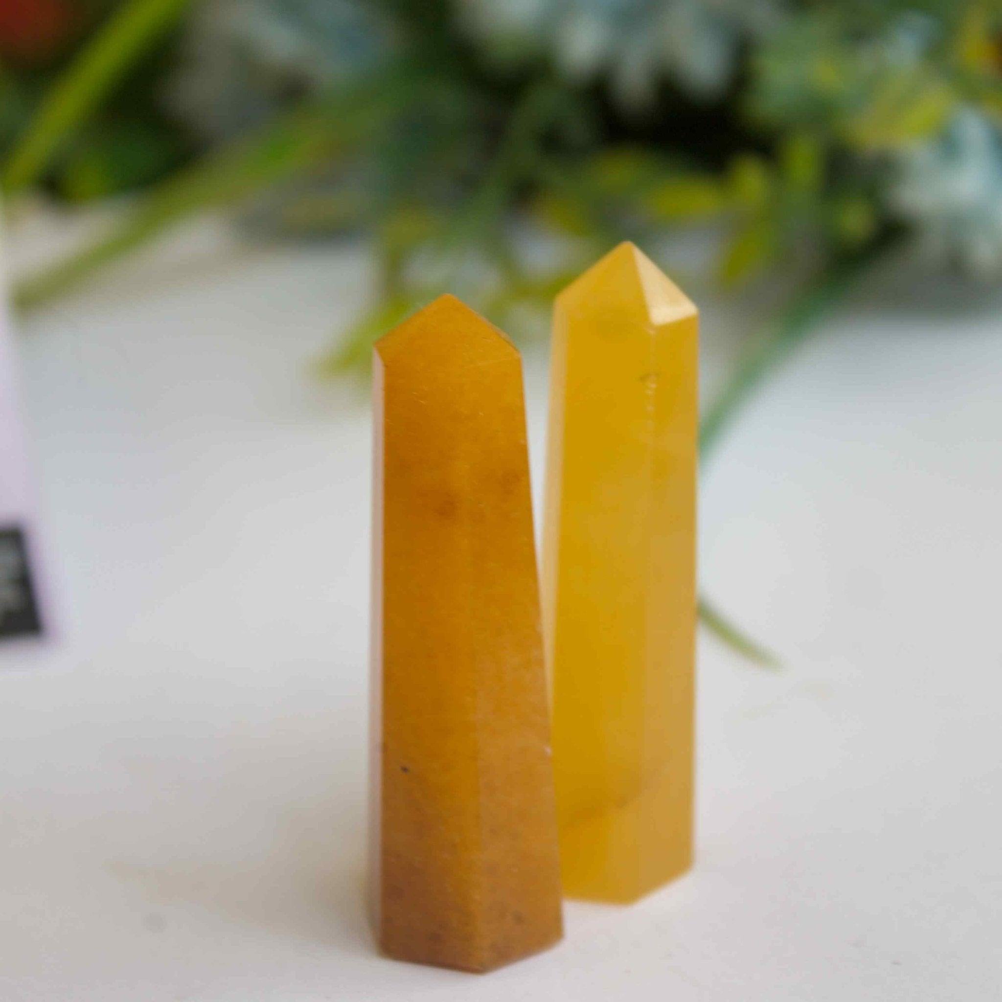 Gaea Crystals - Yellow Aventurine Crystal Pointer.