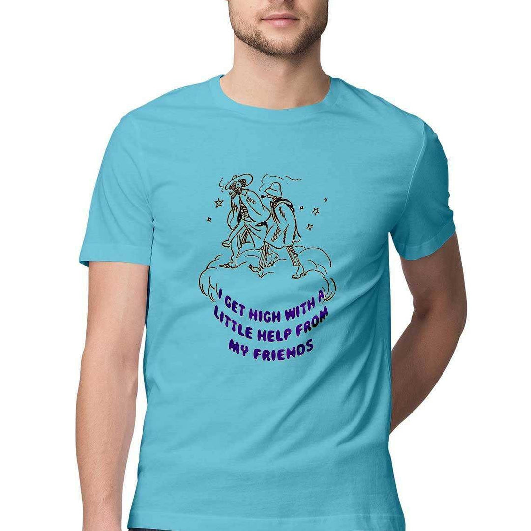 Get High With A Little Help From My Friends Men's T-ShirtClothing