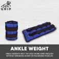 Grip Ankle Weight, Increase The Energy You Burn While Walking - 2.5KgsYoga tool