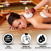 Grip Ayurvedic Massage Potli, Helps To Release Tension In Shoulders, Neck, And Back - CBD Store India