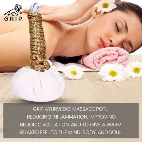 Grip Ayurvedic Massage Potli, Helps To Release Tension In Shoulders, Neck, And BackYoga tool