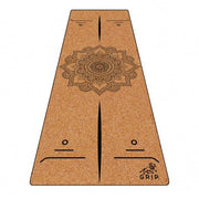 Grip Cork 24 Inches X 72 Inches, 7MM Thickness, Mandala Design Yoga Mats For Men & Women With Carry Strap & Bag. - CBD Store India