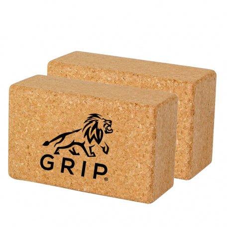 Grip Eco-Friendly & Sustainable Cork Yoga Brick (Set Of 2) To Support, Improve & Strengthen Your Reach And Make More Difficult Poses Accessible. - CBD Store India