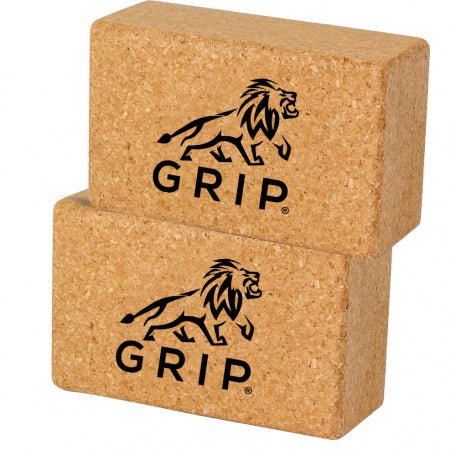 Grip Eco-Friendly & Sustainable Cork Yoga Brick (Set Of 2) To Support, Improve & Strengthen Your Reach And Make More Difficult Poses Accessible. - CBD Store India