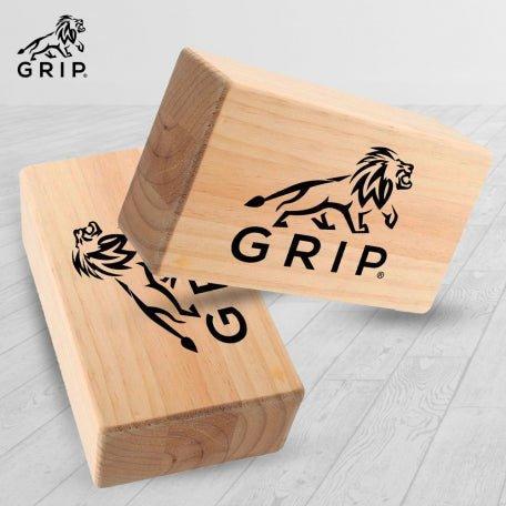 Grip Eco-Friendly Wooden Yoga Brick, That Provides Stability, Balance And Flexibility During Poses & Workouts (Set Of 2).
