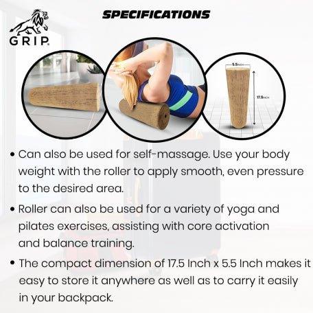 Grip Eva Roller-BigYoga RollerGrip Eva Roller-Big | Foam Roller | High-Quality Material