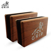 Grip High Density EVA Foam Blocks To Support And Deepen Poses, That Improves, Strengthen, Aid Balance And Increase Flexibility - Lightweight | Odor Resistant | Set Of 2 | Brown Color - CBD Store India