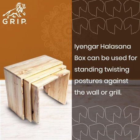 Grip Iyengar Halasana Box | It Can Be Used For Standing - CBD Store India