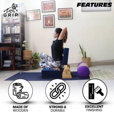 Grip Iyengar Meditation Chair | It Comes With A Cushioned Base.