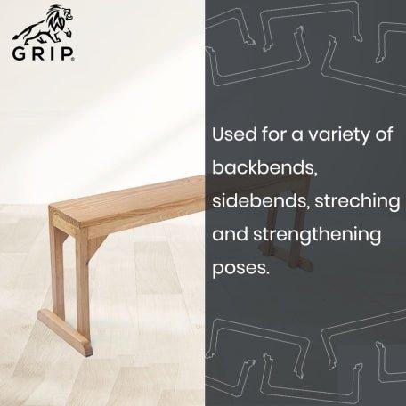 Grip Iyengar Pawan Muktasana Bench | Used For A Variety Of PosesYoga toolGrip Iyengar Pawan Muktasana Bench | Used For A Variety Of Poses