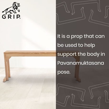 Grip Iyengar Pawan Muktasana Bench | Used For A Variety Of Poses - CBD Store India