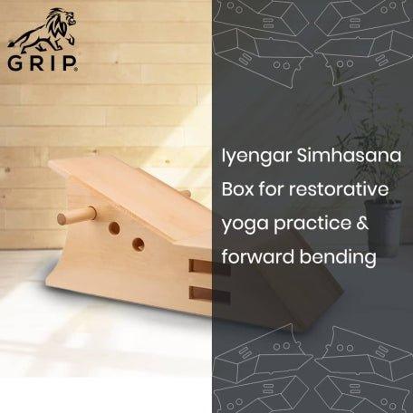 Grip Iyengar Simhasana Box | Establish A Relaxing SleepYoga toolGrip Iyengar Simhasana Box | Establish A Relaxing Sleep