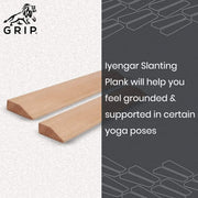Grip Iyengar Slanting Plank | Which Provides Supported In Certain Yoga Poses - CBD Store India