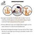 Grip Iyengar Stump Set | Different Tops And Adjustable HeightYoga tool