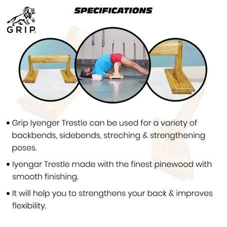 Grip Iyengar Trestle | It Will Help You To Strengthens Your Back - CBD Store India