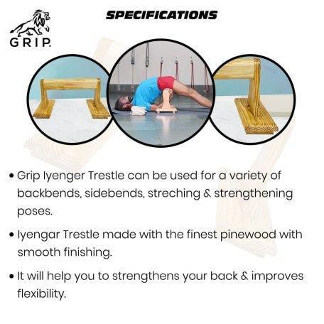Grip Iyengar Trestle | It Will Help You To Strengthens Your Back.