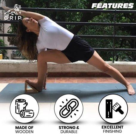 Grip Iyengar Triangular Block | They Are Sturdy And LightweightYoga toolGrip Iyengar Triangular Block | They Are Sturdy And Lightweight