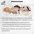 Grip Iyengar Viparita Dandasana Bench | Back- Bending Bench - CBD Store India