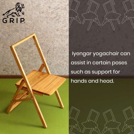 Grip Iyengar Yoga Chair | Used For A Variety Of Poses - CBD Store India