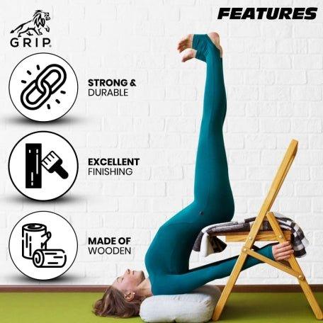Grip Iyengar Yoga Chair | Used For A Variety Of PosesYoga toolGrip Iyengar Yoga Chair | Used For A Variety Of Poses