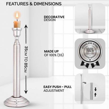 Grip Stainless Steel Trataka Candle StandTrataka standGrip Stainless Steel Trataka Candle Stand For Opening Third Eye Meditation