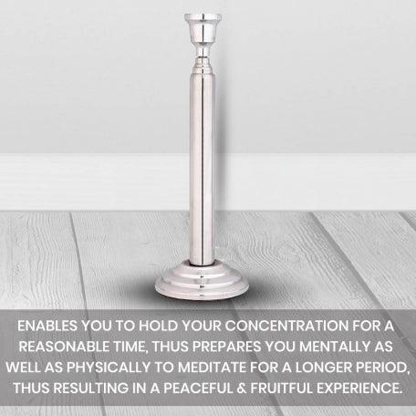 Grip Stainless Steel Trataka Candle StandTrataka standGrip Stainless Steel Trataka Candle Stand For Opening Third Eye Meditation