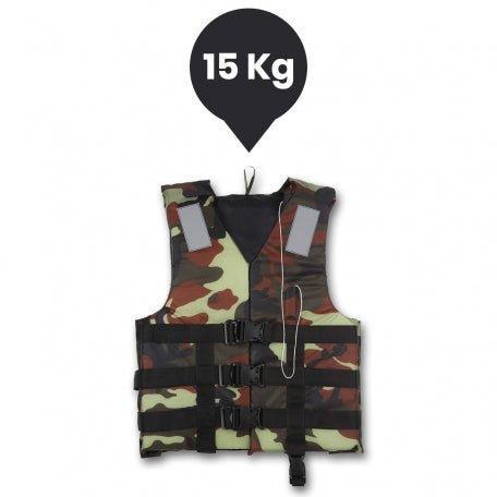 Grip Weight Jacket, Increase The Challenge Of Bodyweight And Resistance Activities - 15 Kgs.