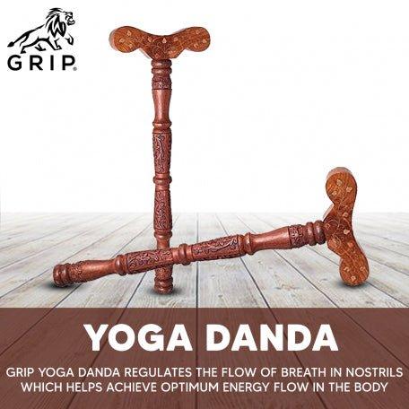 Grip Yoga Danda, It Regulates The Flow Of BREATH In Nostrils, Which Helps Achieve Optimum Energy Flow In The Body.Yoga toolGrip Yoga Danda | An ancient device designed by yogis centuries ago