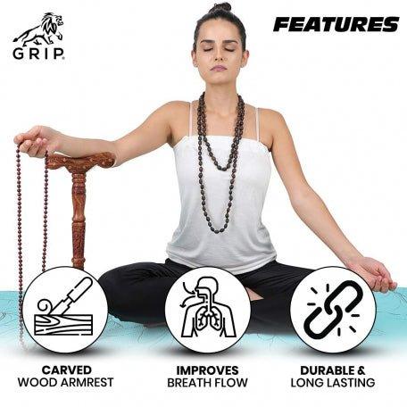 Grip Yoga Danda, It Regulates The Flow Of BREATH In Nostrils, Which Helps Achieve Optimum Energy Flow In The Body.Yoga toolGrip Yoga Danda | An ancient device designed by yogis centuries ago