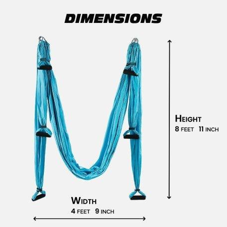 Grip Yoga Hammock With Handles.