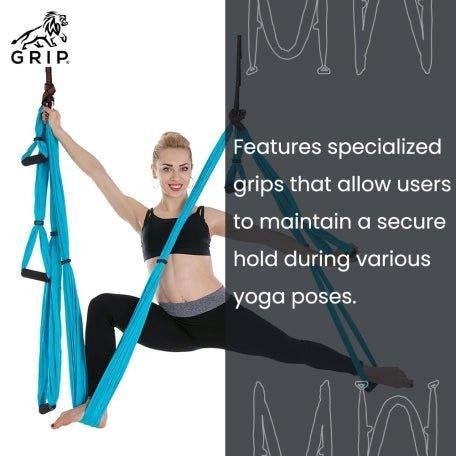 Grip Yoga Hammock With Handles.