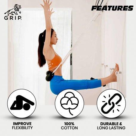 Grip Yoga Rope, Helps You To Gain The Flexibility Of Your Body And Strengthen Your BodyYoga toolGrip Yoga Rope, Helps You To Gain The Flexibility Of Your Body
