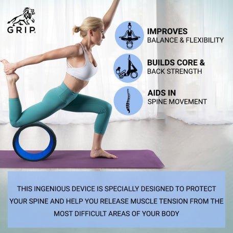 Grip Yoga Wheel - A Perfect Prop For Any Level Of Yoga EnthusiastYoga toolGrip Yoga Wheel - A Perfect Prop For Any Level Of Yoga Enthusiast