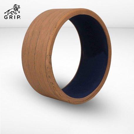 Grip Yoga Wheel - A Perfect Prop For Any Level Of Yoga Enthusiast, Help Stretch And Massage The Thoracic And Lumbar Region Muscles Improving Strength, Flexibility, And Balance, Standard Quality; 13 Inches Diameter.