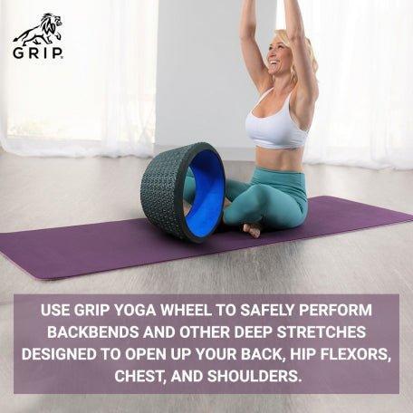 Grip Yoga Wheel - A Perfect Prop For Any Level Of Yoga Enthusiast.