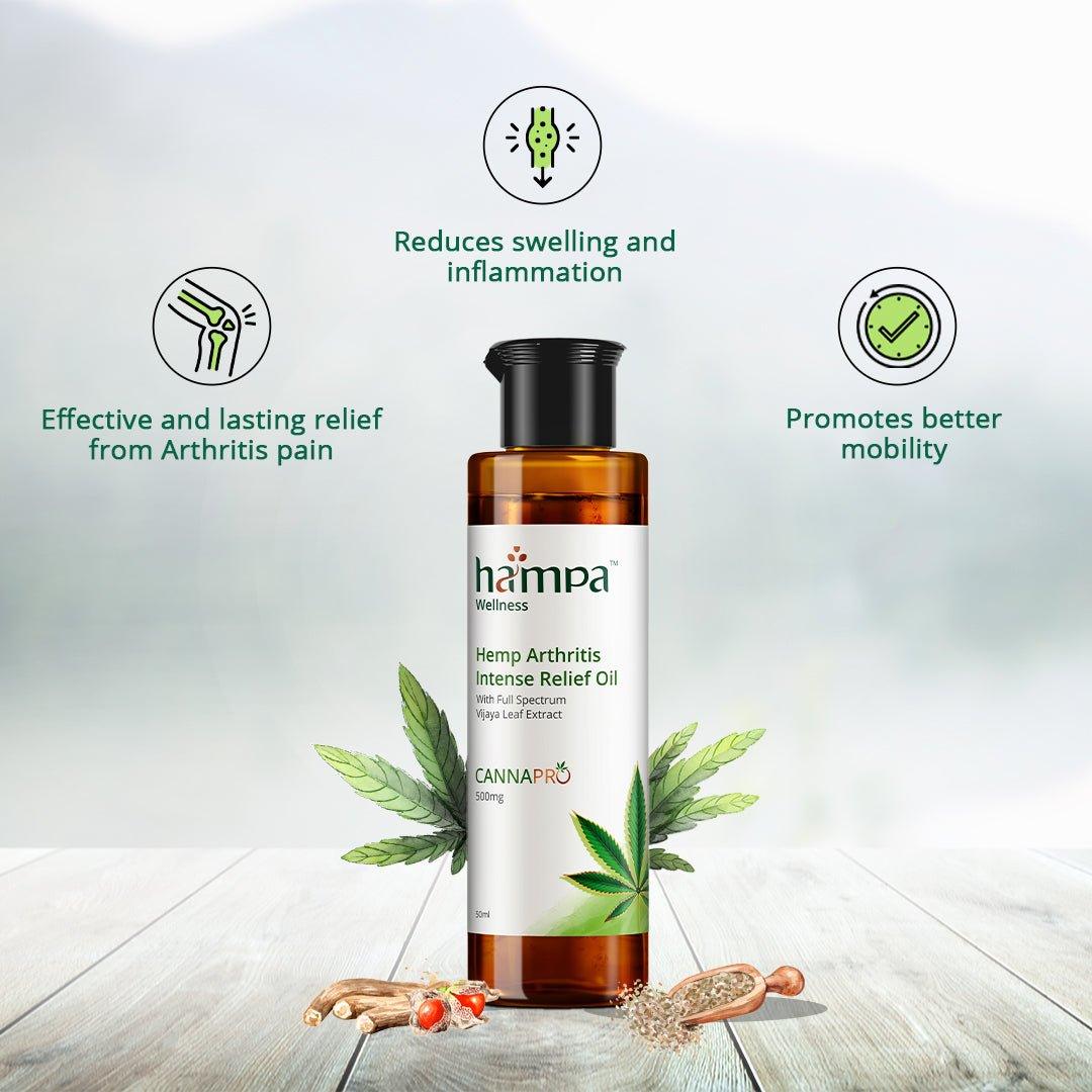 Hampa Wellness - Arthritis Intense Relief and Care OilArthritis Intense Relief and Care OilHampa Wellness Arthritis Oil - Hemp Relief | Chronic Pain Solution