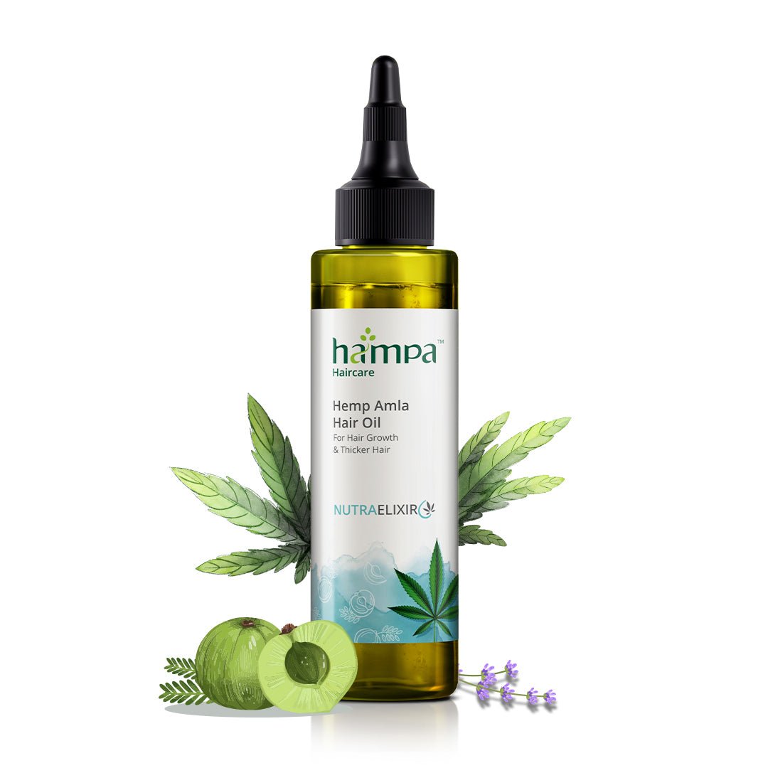 Hampa Wellness - Hemp Amla Hair Oil - CBD Store India