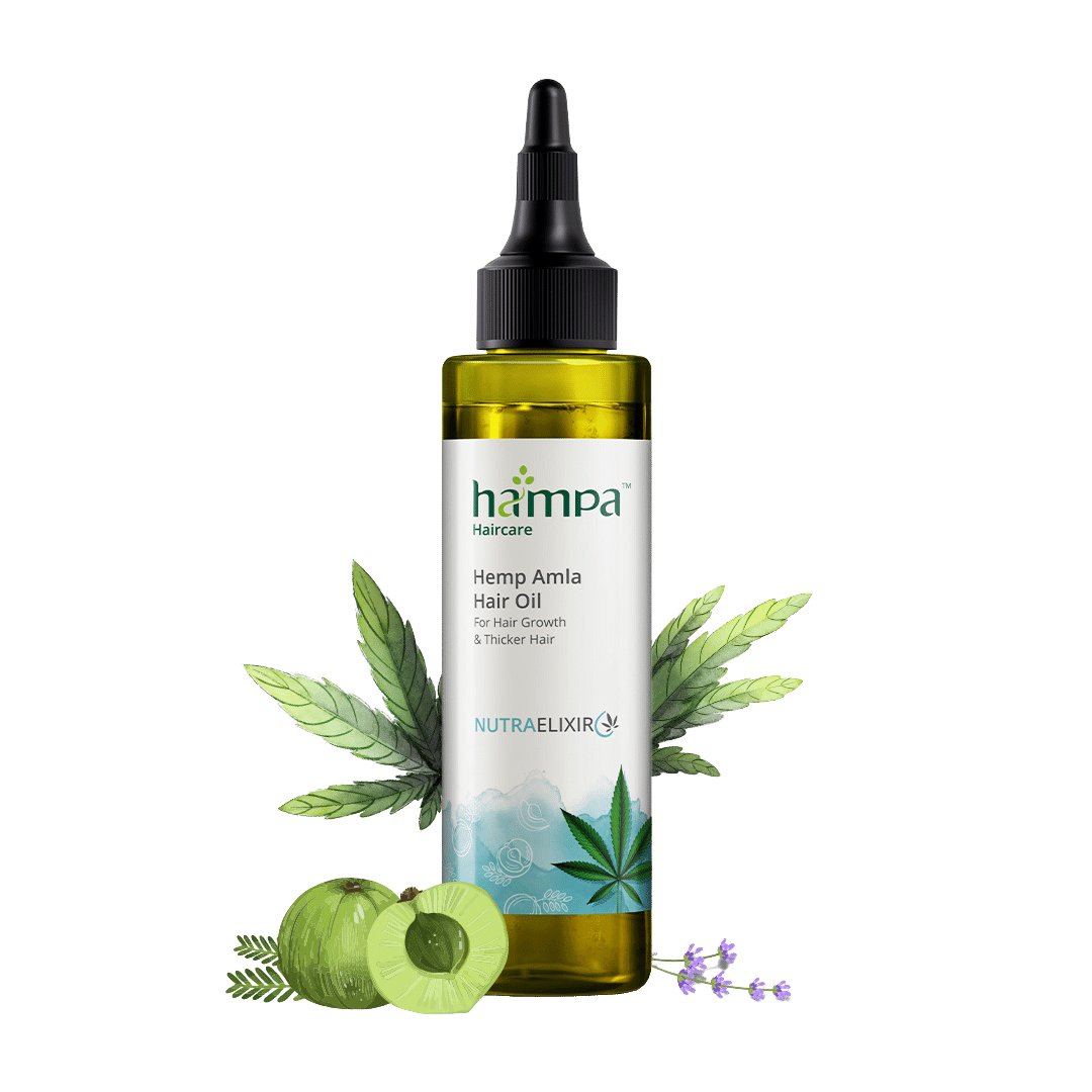 Hampa Wellness - Hemp Amla Hair Oil - CBD Store India