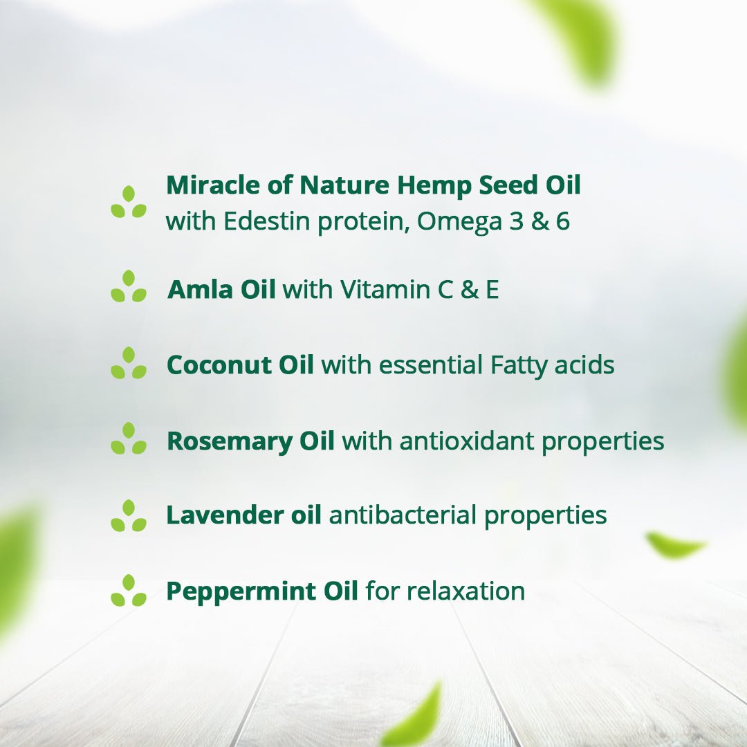 Hampa Wellness - Hemp Amla Hair Oil - CBD Store India