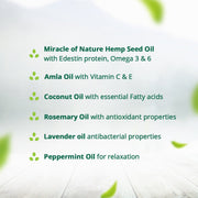 Hampa Wellness - Hemp Amla Hair Oil - CBD Store India