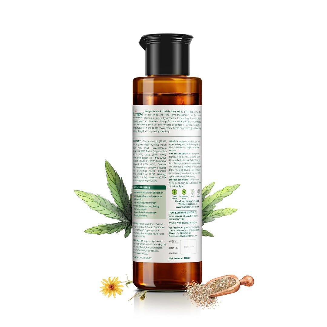 Hampa Wellness - Hemp Arthritis Care OilTopical CBDHampa Wellness - Hemp Arthritis Relief Oil | Natural Care