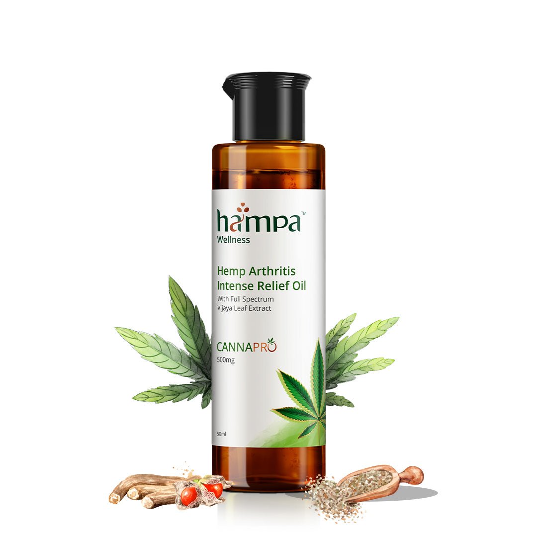 Hampa Wellness - Hemp Arthritis Intense Relief Oil - CBD Store India