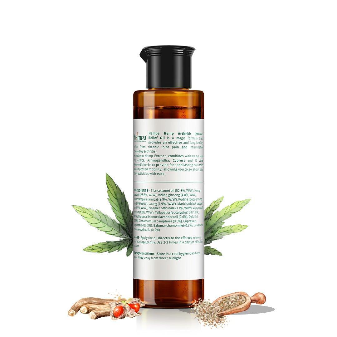Hampa Wellness - Hemp Arthritis Intense Relief Oil.