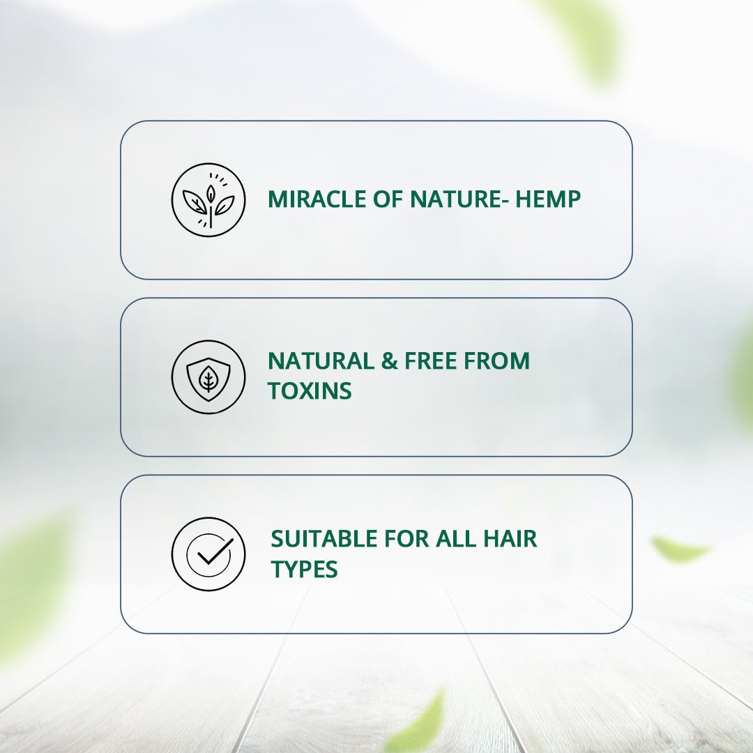 Hampa Wellness - Hemp Bhringraj Hair Oil - CBD Store India