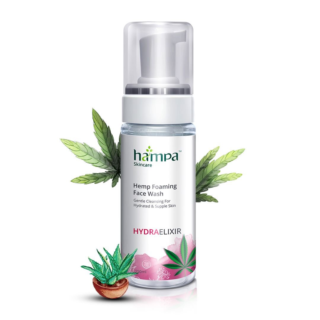 Hampa Wellness - Hemp Foaming Facewash - 150ml - CBD Store India