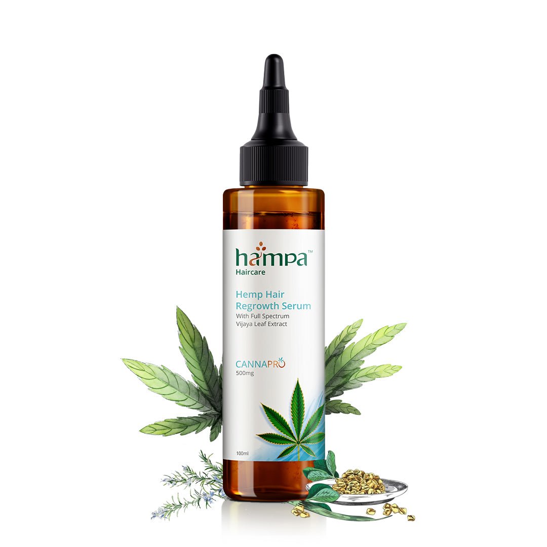 Hampa Wellness - Hemp Hair Regrowth Serum - CBD Store India